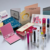 Custom Business Logo Printed Perfume Sample Packaging Card Perfume Tester Cards Spray 1ml 2ml Bottles and Cards for Perfume