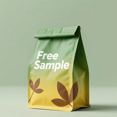 Empty Coffee Beans Flat Bottom Pouch PE Heat Seal Foil Ziplock Coffee Bag with One Way Valve