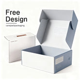 Cardboard Postal Corrugated Mailer Shipping Carton Paper Airplane Cake Cookie Pastry Tuck End Mailing Gift Boxes Packaging