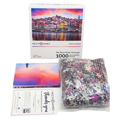 Wholesale Custom Puzzle Mat 1000 Pieces Paper Box Game Animal Children Kids Adult Learning OEM Jigsaw Puzzle