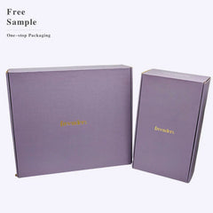 Customized Corrugated Cardboard Subscription Boxes Full Color Printed Matte Sleepwear Panties Clothing Shipping Packaging Box