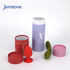 Eco-Friendly Custom Printed Kraft Cardboard Cosmetic Toy Paper Tube Skincare Box Cylinder Packaging