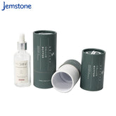 Custom Round Cosmetic Kraft Paper Tube Box Perfume Cardboard Tube Essential Oil Bottles Paper Packaging Tube With Eva