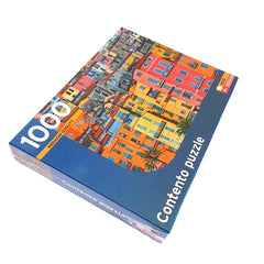 Dongguan Supplier Customized 1000 Pieces Jigsaw Puzzles Scenery City Picture Printing Cardboard Die Cutting Game for Paper