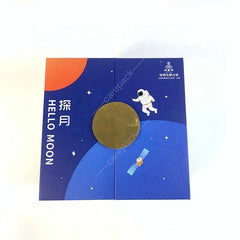 Custom Printing Book Shape Moon Cake Box Luxury Food Paperboard Rigid Boxes Gravure Printing Small Cake Box with 3 Pieces