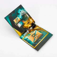 Custom Digital Printing Logo 1ml 2ml Fragrance Tester Spray Holder Mini Perfume Sample Cards Perfume Sample Bottles with Card