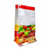 High Quality Biodegradable Self Custom Laminated Dried Fruits Eight Side Sealed Bag With Zipper for Food Packaging