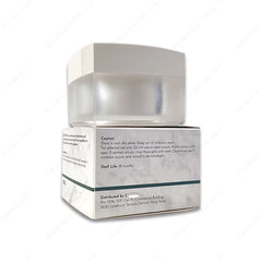 Fashion Packaging Box 50G Cosmetic Jar Frosted Glass Bottle Clear Cosmetic Glass Bottle Plastic Lid With Wood Graphics