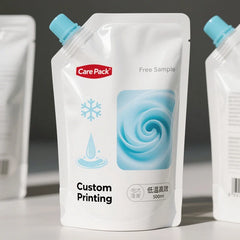 Custom 90g/140g High Barrier Stand up Laundry Self-sealing Mouth Care Disinfection Spout Pouch Liquid Packaging Bag