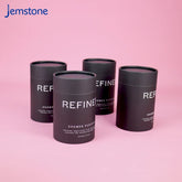 Custom Printed Luxury Push up Coffee Tea Paper Tube Black Kraft Cylinder Box Food Grade Cardboard Tube Packaging