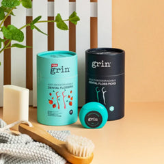 Custom Design Cylinder Paper Cardboard Luxury Packaged Tooth Flosser Dental Flossers Sets Paper Tube for Adults and K