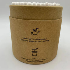 Customized Eco Round Box Empty 500ml 100ml 50ml Biodegradable Kraft Swab Packaging Tubes
