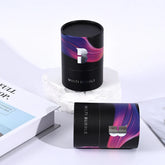 Custom Round Food Black Packaging Bottles Luxury Cardboard Tube Push up Gold Foil Paper Tube Box Packaging