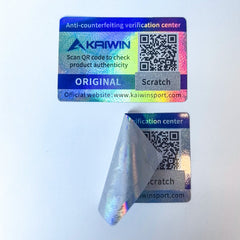 Custom 3D Scratch off Rainbow Qr Code Anti-counterfeiting Hologram Sticker Laser Label Printing