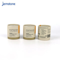 Printed Luxury Essential Oil Tube Gift Box Cardboard Tube Kraft Perfume Bottle Cylinder Packaging Paper Tube for Cosmetic