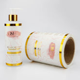 Custom Plastic Bottle Hair Products Logo Printing Label Sticker, Private Waterproof Cosmetic Labels for Pet Lotion Bottle