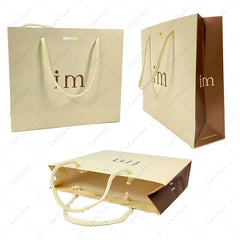 Wholesale Printed Cardboard Luxury High Quality Eco-friendly Gift Paper Bag Biodegradable Recycle Craft Packaging Paper Bags