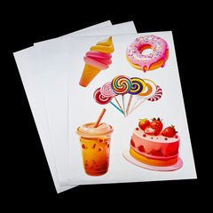 Inkjet Printer Printable A4 8.5"x11" Printed Waterproof Self-adhesive Glossy/Matte Label Vinyl Sticker Paper for Cosmetic