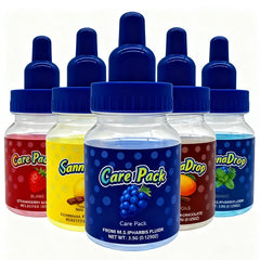 Wholesale Baby Bottle Shape PET Jar 70ML 100ML Colorful Lids 3.5g 7g 14g Plastic Jars for Candy Cookie Packaging