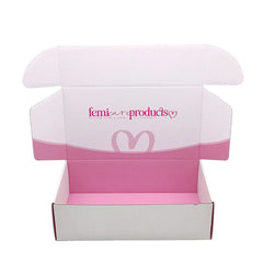 Custom Logo Design Paper Cartoon Cute Children Business Stationery Notebook Cardboard Mailer Paper Shipping Packaging Gift Box