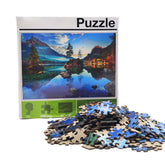 Wholesale Custom Printing Adults Jigsaw Puzzle Game 500-1000 Pieces Educational Toy Made Paper Manufactured Customized Puzzle