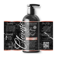 Custom Recyclable Waterproof Logo Cosmetics Vinyl Label Gold Foil Shampoo Stickers Roll Printing Packaging Labels for Bottles