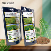 Mylar Vegetable Seed Ziplock Stand up Pouch Resealable and Moisture-Proof Packaging with Glossy Foil Dried Food Zipper Bag