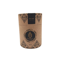 Free Design Empty Foundation Custom Gift Cylinder Paper Tube Round Kraft Paper Coffee Food Tube Packaging