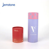 Eco-Friendly Custom Printed Luxury Round Kraft Cardboard Box Cosmetic Toy Paper Tube Skincare Box Cylinder Tube Packaging
