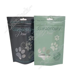 Moisture Proof Aluminum Foil Heat Seal Resealable Biodegradable Pet Food Packaging Plastic Bag