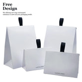 Custom Self Seal Flat Bottom Stand-up Pouch Packaging Paper Cardboard Shipping Mail Envelope Mailer Bag for Clothes with Handle