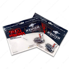 Custom Plastic Bait Resealable Fishing Lure Packaging Three Side Sealed Bag With Zipper Hook Packaging Pouch
