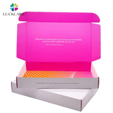 Luxury Custom Large Overcoat Garment Dress Packaging Dragon Fruit Color Delivery Shipping Gift Paper Package Boxes for Clothes