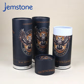 Custom Biodegradable Tea Coffee Candle Box Cylinder Paper Tube Printed Luxury Food Kraft Round Cardboard Tube Packaging
