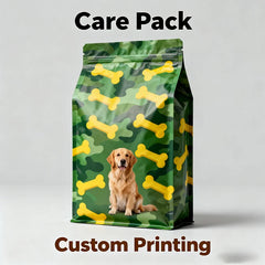 Flexible PE Plastic Dry Pet Laminated Doypack Anti-Static Dog Food Treat Packaging Bags With Zipper