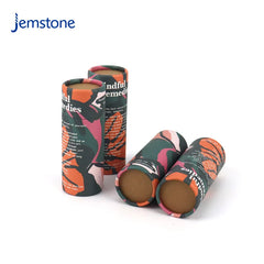 Factory Printed Luxury Round Food Kraft Cardboard Tube Container Box Cylinder Packaging Powder Sealing Paper Tube Packaging