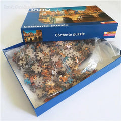 Make Your Own High Quality Puzzle Coloring Printed Paper Jigsaw Shaped Die Cut Landscapes Puzzle Pieces Production Printing Fact