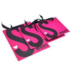 Wholesale Luxury Cardboard Paper Bag with Silver Foil Logo Custom Boutique and Shopping Clothing Packaging for Shoes