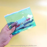 High-Quality Laser Zipper Bag - Shiny Metallic Finish with Durable YKK Zipper