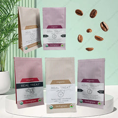 Dry Food Packing Pouch Snack Nuts Dry Fruit Flexible Laminated Foil Plastic Food Flat Bottom Empty Packaging Bag