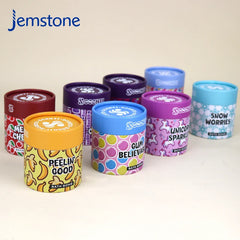 Custom Luxury Print Logo Round Kraft Cardboard Tube Box Packaging Biodegradable Food Grade Cylinder Canister Paper Tube