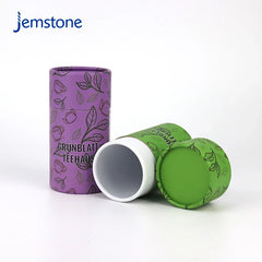 Printed Food Coffee Bean Tea Leaf Tea Bag Paper Tube Seasoning Spices Snack Cake Nut Kraft Cardboard Cylinder Packaging
