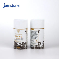 Custom 100%Recyclable Luxury Round Kraft Food Capsule Cardboard Tube Coffee Cylinder Box Packaging Tea Paper Tube