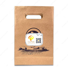 Recyclable Brown Kraft Paper Bag Custom Printed logo Luxury Clothing Shopping Bags Recyclable Gift Bag With Handle