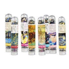 Custom 100pcs 150pcs 234pcs Personalized Jigsaw Puzzle Box Game Test Tube Packaging Educational Toys Mini Puzzle