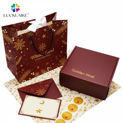 Customize Boxes Packaging Unique Christmas Delivery Corrugated Cardboard Package Gift Boxes for Present Christmas