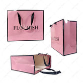 Premium Custom Die Cut Paper Bag Recyclable Boutique Shopping Gift for Shoes and Clothes Wholesale Custom Logo