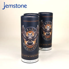 Custom Printed Luxury Biodegradable Food Box Kraft Round Cardboard Tube Packaging Tea Coffee Candle Cylinder Paper Tube