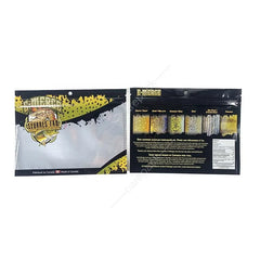 Custom Printing Three Side Sealed Clear Lure Fishing Plastic Bags Peaca Fishing Bait Tackle Packaging with Zipper