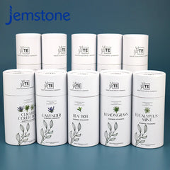 Custom Food Waterproof White Round Product Bottles Kraft Push up Paper Tube Box Sealing Paper Tube Packaging